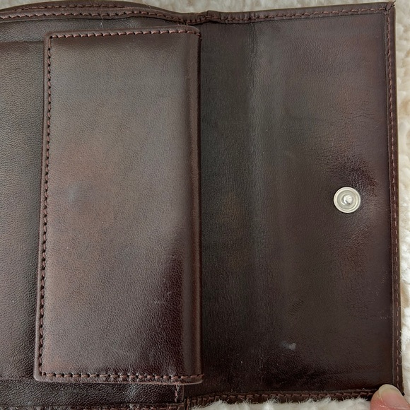 FENDI Zucca Brown Leather Canvas Bi-fold Wallet - Picture 6 of 9